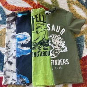 Bundle of dinosaur theme tshirts